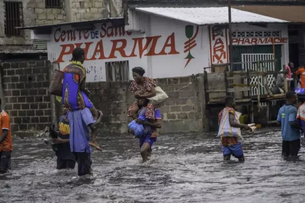 inondation à Kinshasa le 19 octobre/ photo crédit