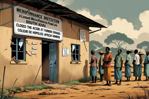 Sud-Kivu : Quand la fermeture des microfinances étouffe les agriculteurs