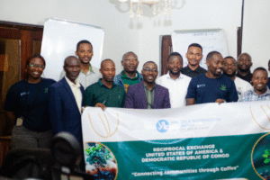SUD-KIVU : BGC renforce les liens entre acteurs du café congolais et américains BGC présente pour appuyer les caféiculteurs afin de faciliter l’exportation et la vente de leur café aux États-Unis