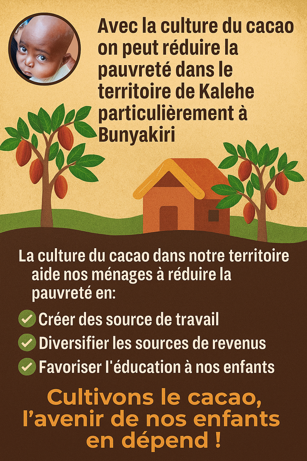 la pauvreté dans le Kalehe Bunyakiri, une arme silencieuse